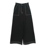 MAXMARA WIDE LEG PANTS BLACK M | 8