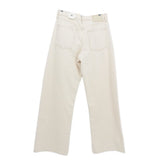 BR WIDE LEG DENIM CREAM M | 30