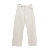 BR WIDE LEG DENIM CREAM M | 30