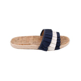 JACK ROGERS RUFFLE SANDALS NAVY 9 US