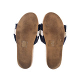 JACK ROGERS RUFFLE SANDALS NAVY 9 US