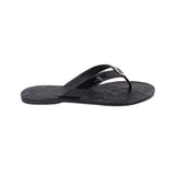 TORY BURCH THORA THONG SANDALS BLACK 8 US