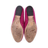 TORY BURCH SUEDE LOAFERS PURPLE 10 US