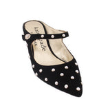 KATE SPADE PEARL HEELS BLACK 7 US