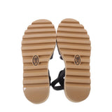 SOFT PLATFORM SANDALS BLACK 8 US