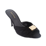 MARC FISHER VONI HEELED SANDALS BLACK 9.5 US