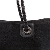 CHANEL SMALL DEAUVILLE TOTES BLACK