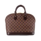 LOUIS VUITTON ALMA MM HANDLE BAG DAMIER EBENE