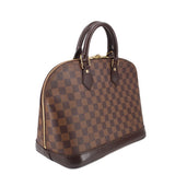 LOUIS VUITTON ALMA MM HANDLE BAG DAMIER EBENE
