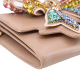 KURT GEIGER SHOREDITCH BOW CROSSBODYS TAN/MULTI
