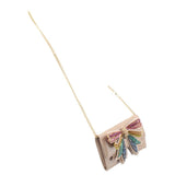 KURT GEIGER SHOREDITCH BOW CROSSBODYS TAN/MULTI