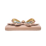 KURT GEIGER SHOREDITCH BOW CROSSBODYS TAN/MULTI