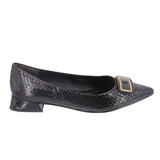 TORY BURCH SNAKE FLATS BLACK 6.5 US