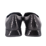 TORY BURCH SNAKE FLATS BLACK 6.5 US
