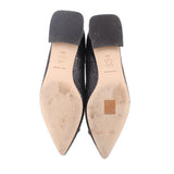 TORY BURCH SNAKE FLATS BLACK 6.5 US