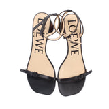 LOEWE PETAL BRUSH HEELS BLACK 39 EU | 9 US