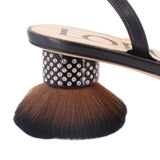 LOEWE PETAL BRUSH HEELS BLACK 39 EU | 9 US
