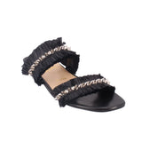 CHRISTIAN LOUBOUTIN MARIVODOU SANDALS BLACK 39 EU | 9 US