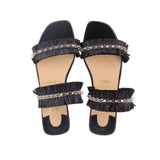 CHRISTIAN LOUBOUTIN MARIVODOU SANDALS BLACK 39 EU | 9 US