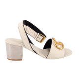 VALENTINO VLOGO HEELS CREAM 39 | US 9