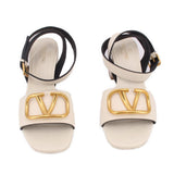 VALENTINO VLOGO HEELS CREAM 39 | US 9