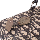 CHRISTIAN DIOR VINTAGE DUFFLE HANDLE BAG BLACK