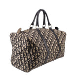 CHRISTIAN DIOR VINTAGE DUFFLE HANDLE BAG BLACK