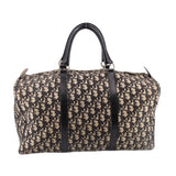 CHRISTIAN DIOR VINTAGE DUFFLE HANDLE BAG BLACK