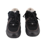 CHANEL TENNIS SNEAKERS BLACK 38.5 EU | 8.5 US