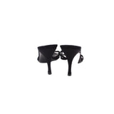 GUCCI CRYSTAL GG HEELS BLACK 8.5 US