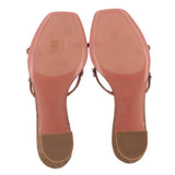 AMINA MUADDI CRYSTAL SANDALS BROWN 39 EU | 9 US