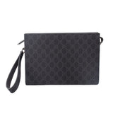 GUCCI TRIM MEDIUM POUCHES GRAY