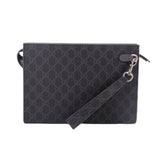 GUCCI TRIM MEDIUM POUCHES GRAY