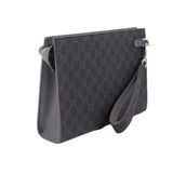 GUCCI TRIM MEDIUM POUCHES GRAY