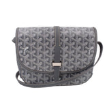 GOYARD BELVEDERE PM CROSSBODYS GRAY