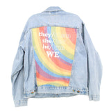 LEVI'S PRIDE LIBERATION DENIM TRUCKER JACKETS BLUE M
