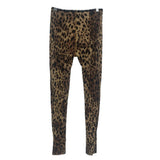 DOLCE & GABBANA X SKIMS LEOPARD PANTS BROWN S