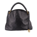 LOUIS VUITTON ARTSY MM SHOULDER BAGS BLACK EMPRIENTE
