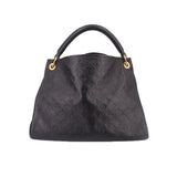 LOUIS VUITTON ARTSY MM SHOULDER BAGS BLACK EMPRIENTE