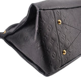 LOUIS VUITTON ARTSY MM SHOULDER BAGS BLACK EMPRIENTE