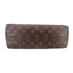 Louis Vuitton Graceful PM monogram side panel with stitched flat base and leather trim