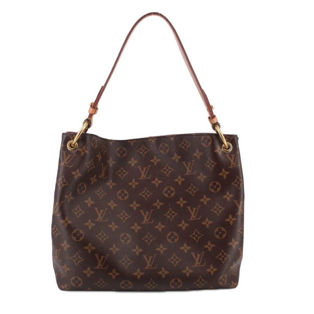 Louis Vuitton Graceful PM monogram shoulder bag with top handles and gold hardware