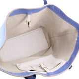PAIGE GAMBLE WIDE PRINTED TOTES BLUE