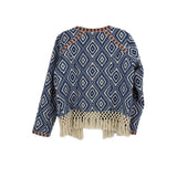 TULAROSA PRINT JACKETS BLUE L