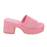 STEVE MADDEN PLATFORM SANDALS PINK 8.5 US