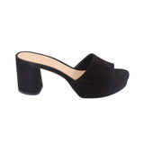 VERONICA BEARD DALI PLATFORM SANDALS BLACK 7.5 US