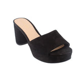 VERONICA BEARD DALI PLATFORM SANDALS BLACK 7.5 US