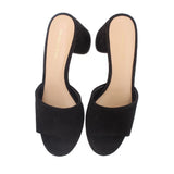 VERONICA BEARD DALI PLATFORM SANDALS BLACK 7.5 US