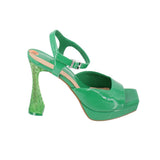 GB CRYSTAL HEELS GREEN 8.5 US