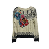 ANTHRO KNIT SWEATERS CREAM XS